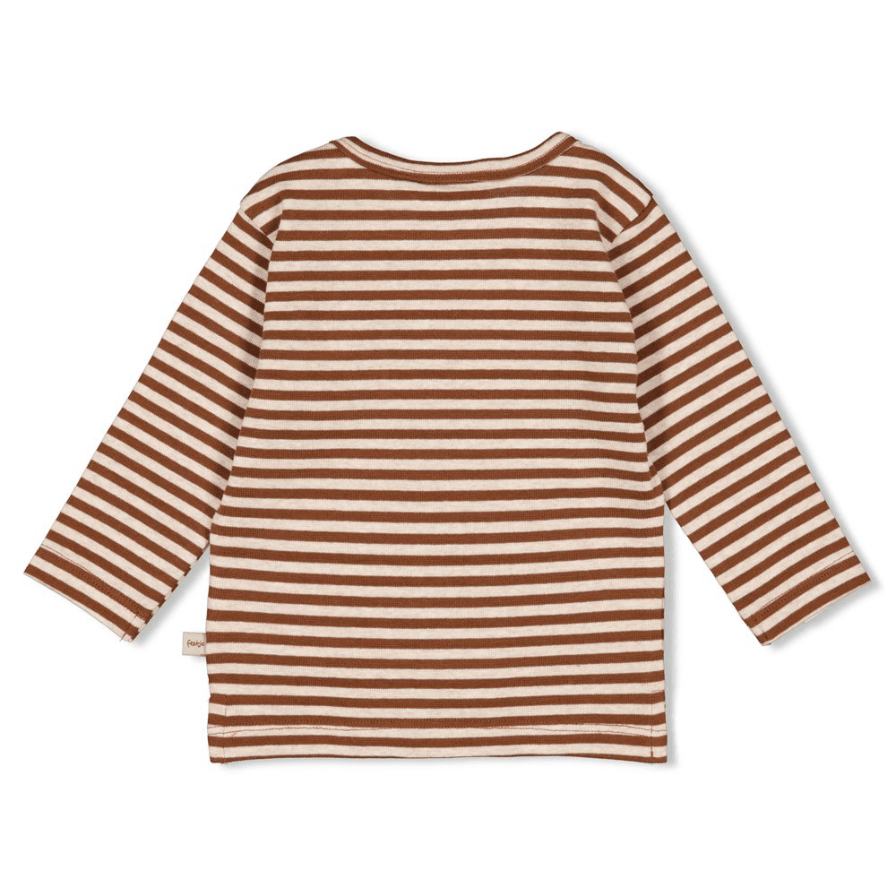 Longsleeve streep - Wild World Bruin 1 Longsleeve streep - Wild World Bruin 1