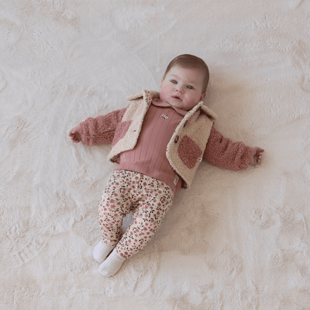 Boucle jasje - Woodland Bloom Off White Boucle jasje - Woodland Bloom Off White