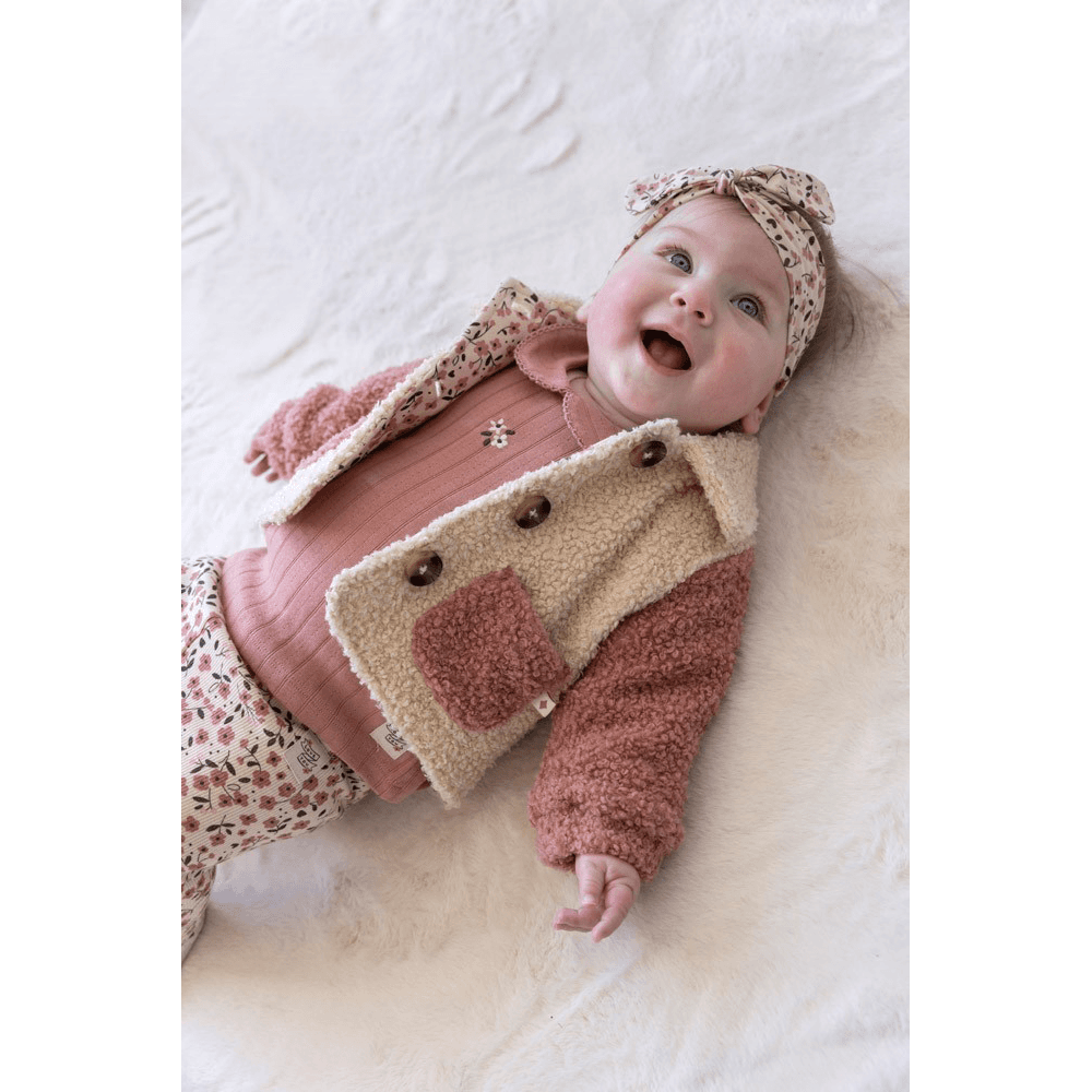 Boucle jasje - Woodland Bloom Off White Boucle jasje - Woodland Bloom Off White