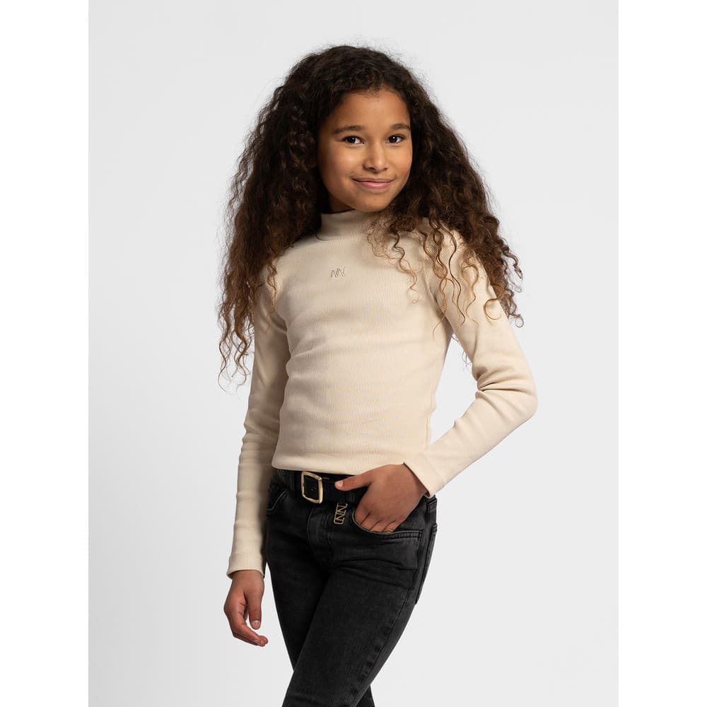 Luci Rib Top Zand Luci Rib Top Zand