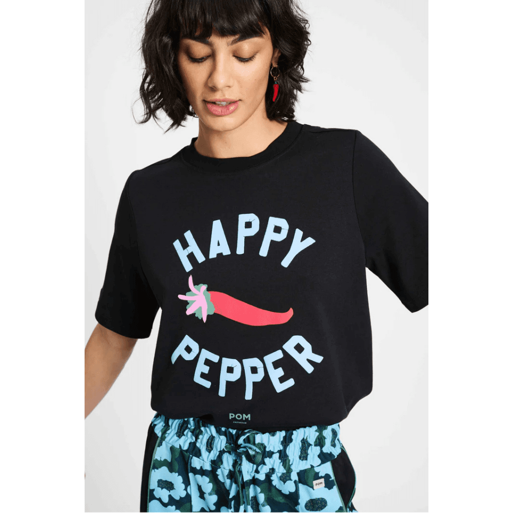 TSHIRT - Garden Pepper Zwart 1 TSHIRT - Garden Pepper Zwart 1