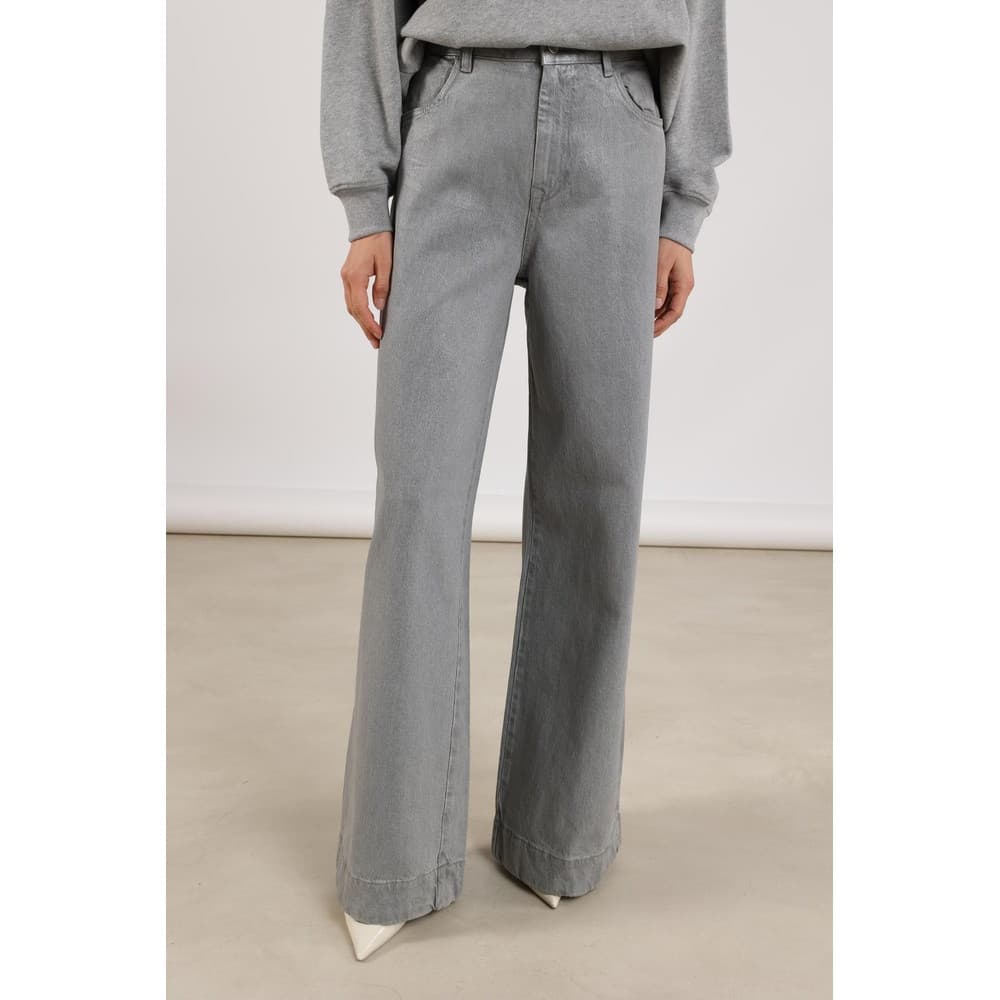 Abby Pants Denim Coating Grijs Abby Pants Denim Coating Grijs