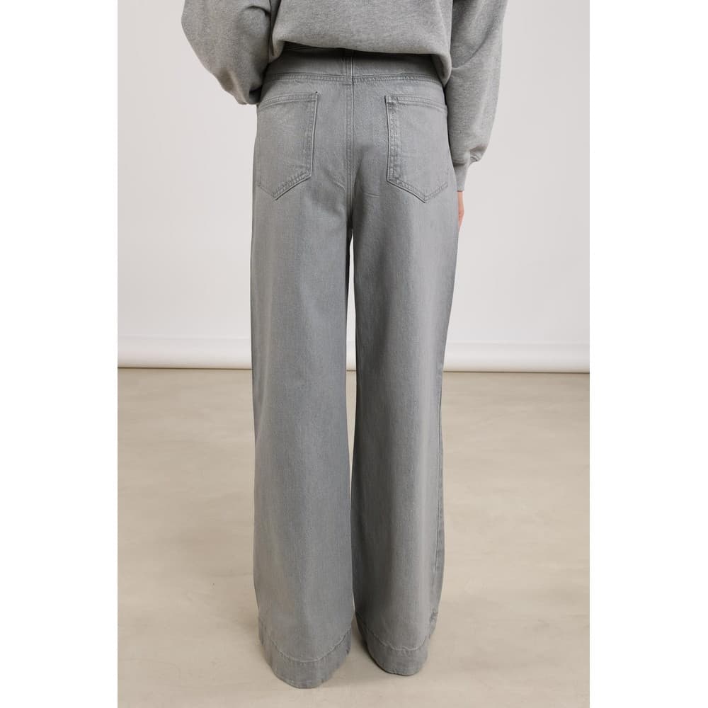 Abby Pants Denim Coating Grijs Abby Pants Denim Coating Grijs
