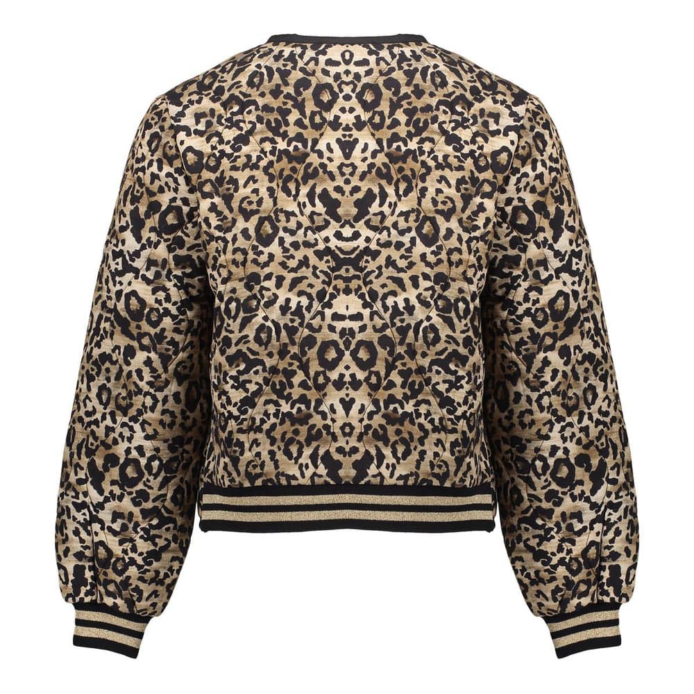 Bomber leopard Zwart 1 Bomber leopard Zwart 1