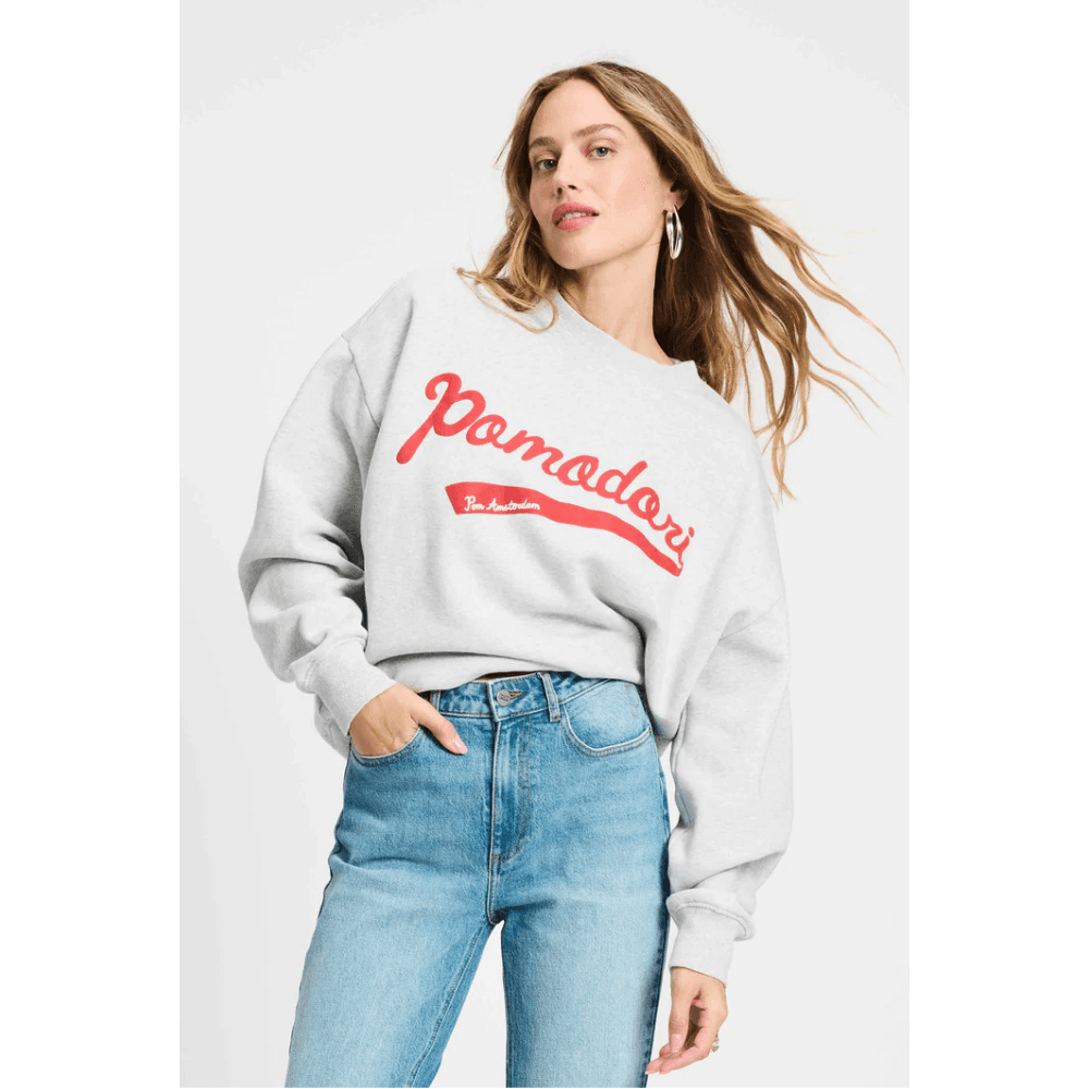 SWEATER - Pomodori Grey Grijs SWEATER - Pomodori Grey Grijs