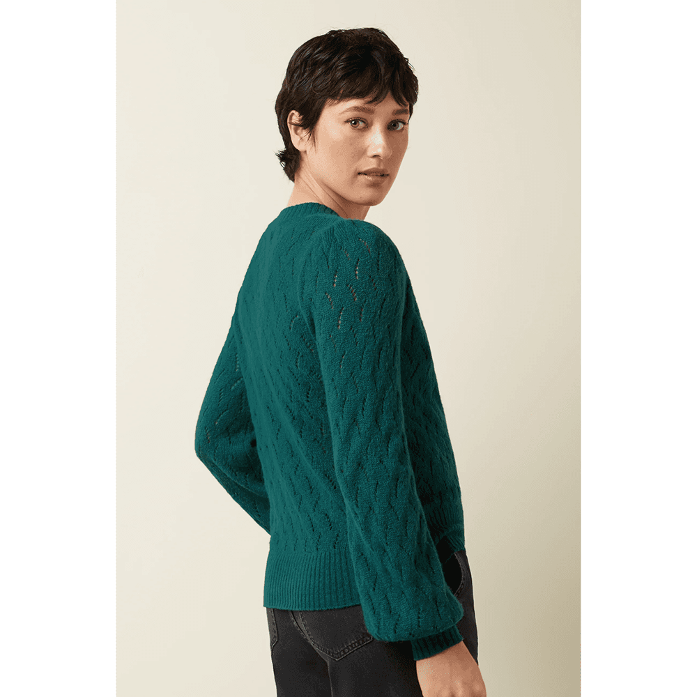 Cardigan V Farfalle Groen Cardigan V Farfalle Groen