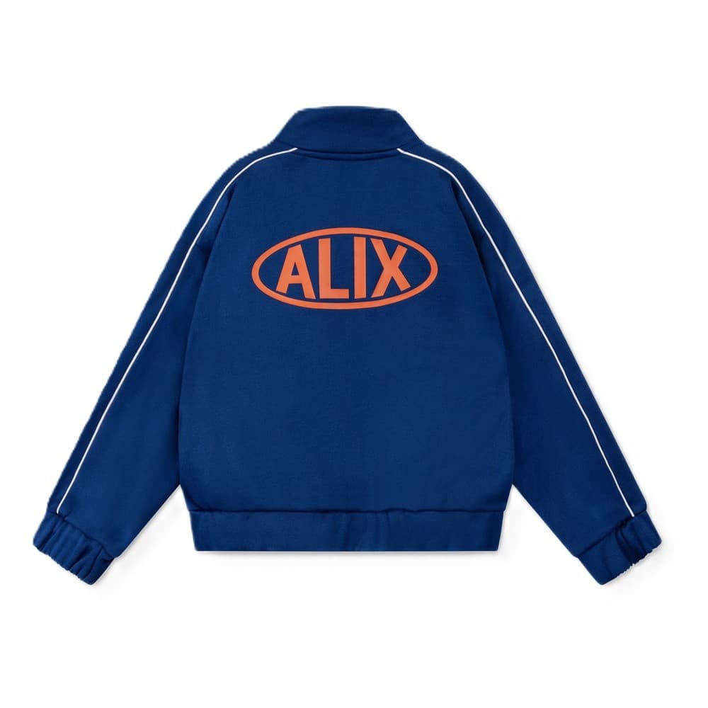 kids knitted training jacket Blauw kids knitted training jacket Blauw