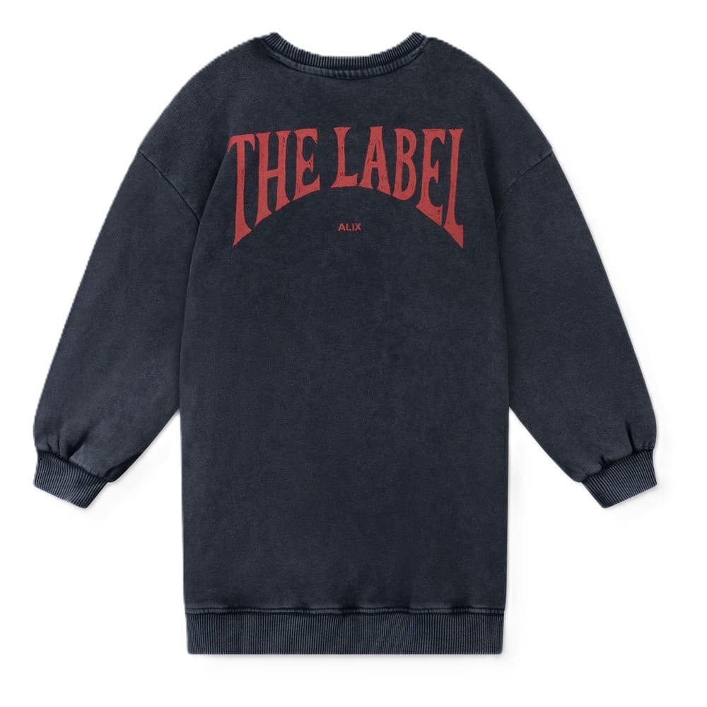 kids knitted sweater dress Grijs kids knitted sweater dress Grijs