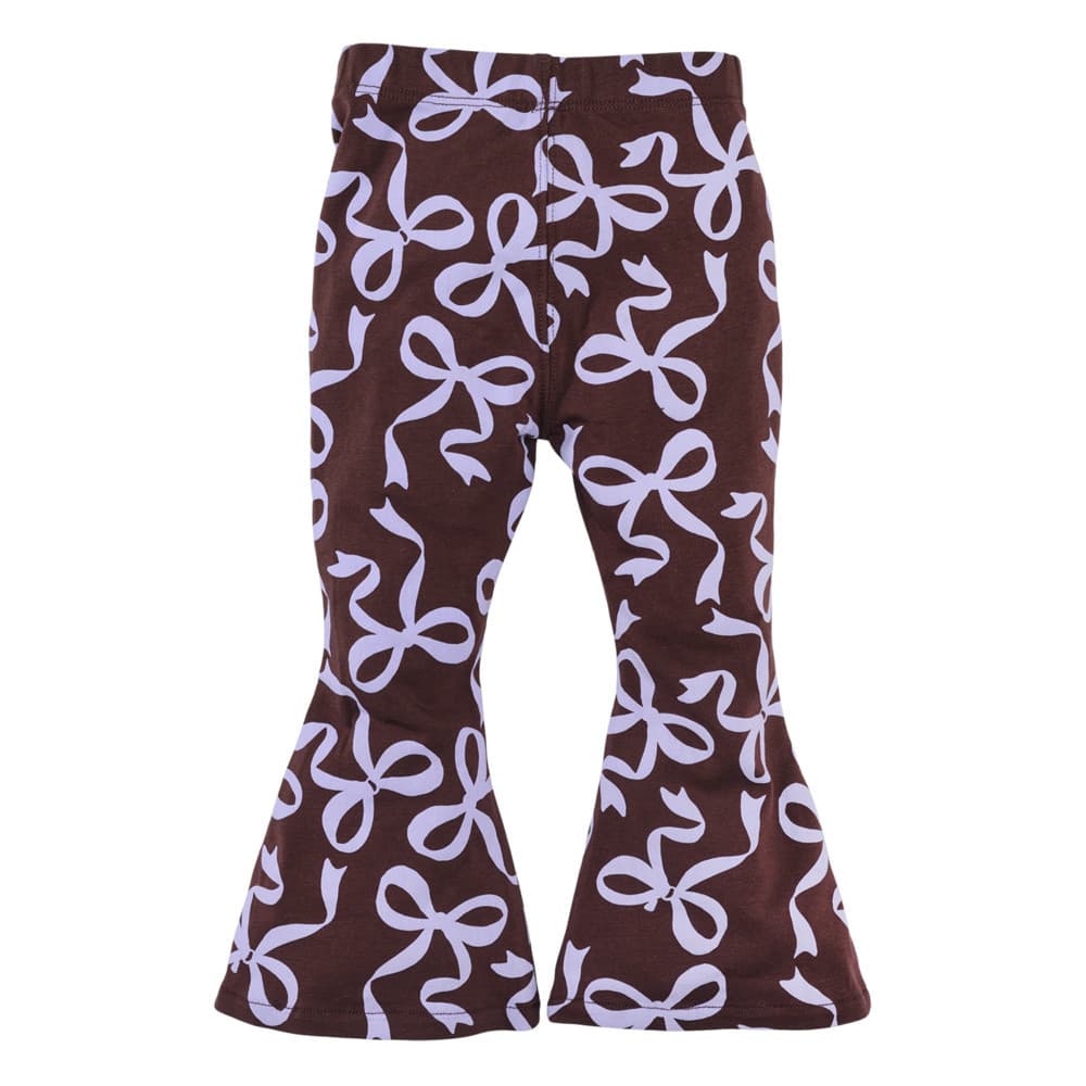 Sevim Mini Flared Pants Strikjes Bruin 1 Sevim Mini Flared Pants Strikjes Bruin 1