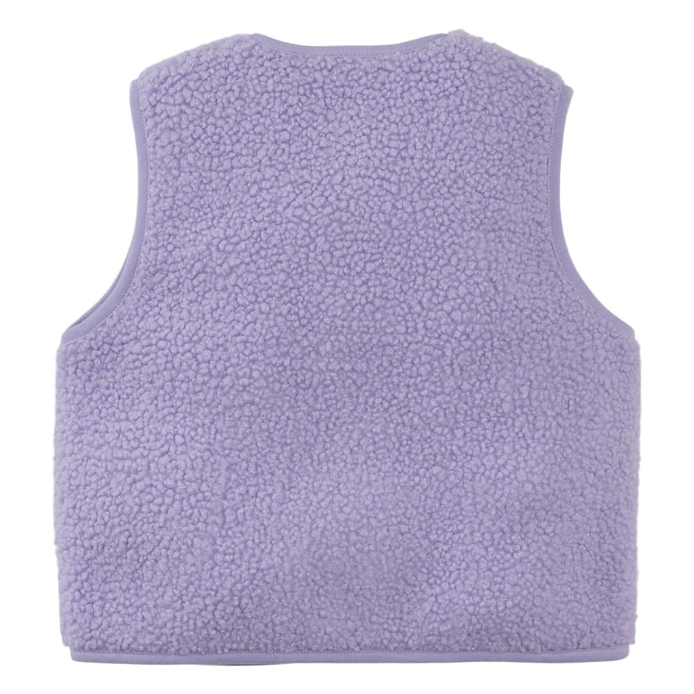 Celina Mini Gilet Teddy Paars Celina Mini Gilet Teddy Paars