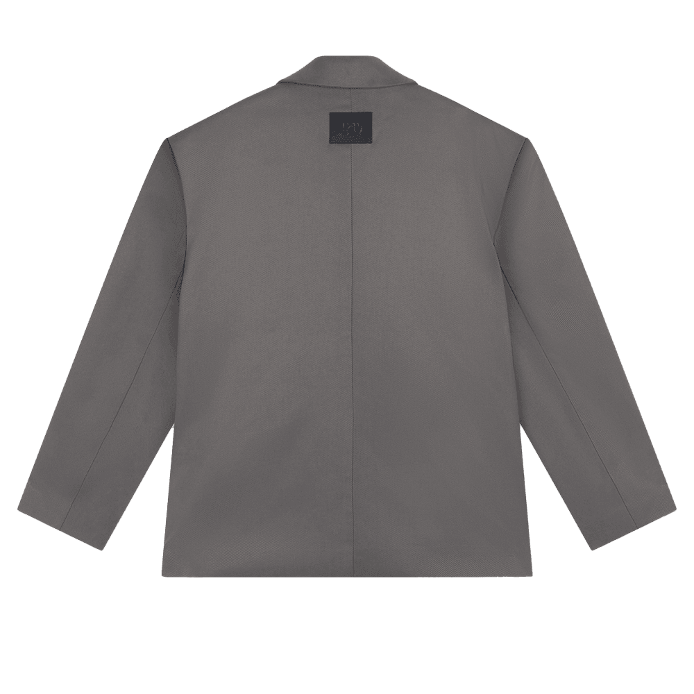 Ladies Woven Overlayed Blazer Adele Antraciet Ladies Woven Overlayed Blazer Adele Antraciet