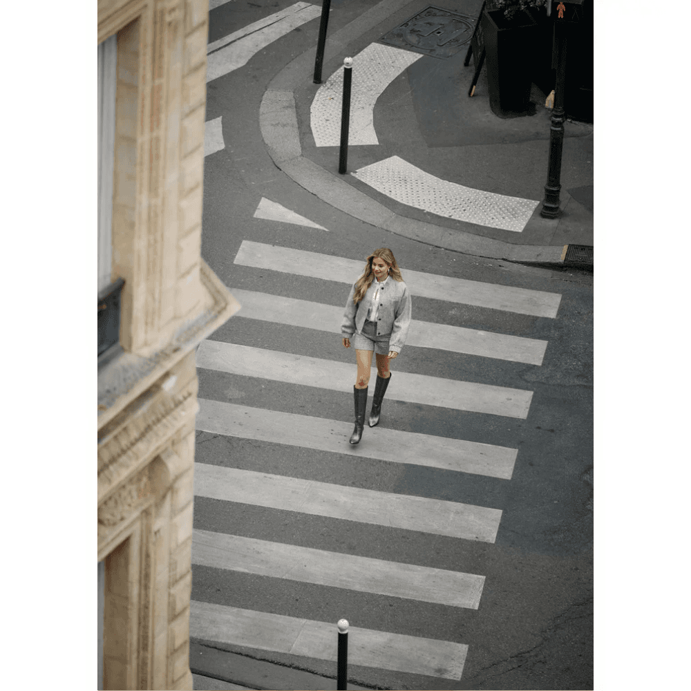 Jacket Lola Boucle Wol Zilver Jacket Lola Boucle Wol Zilver