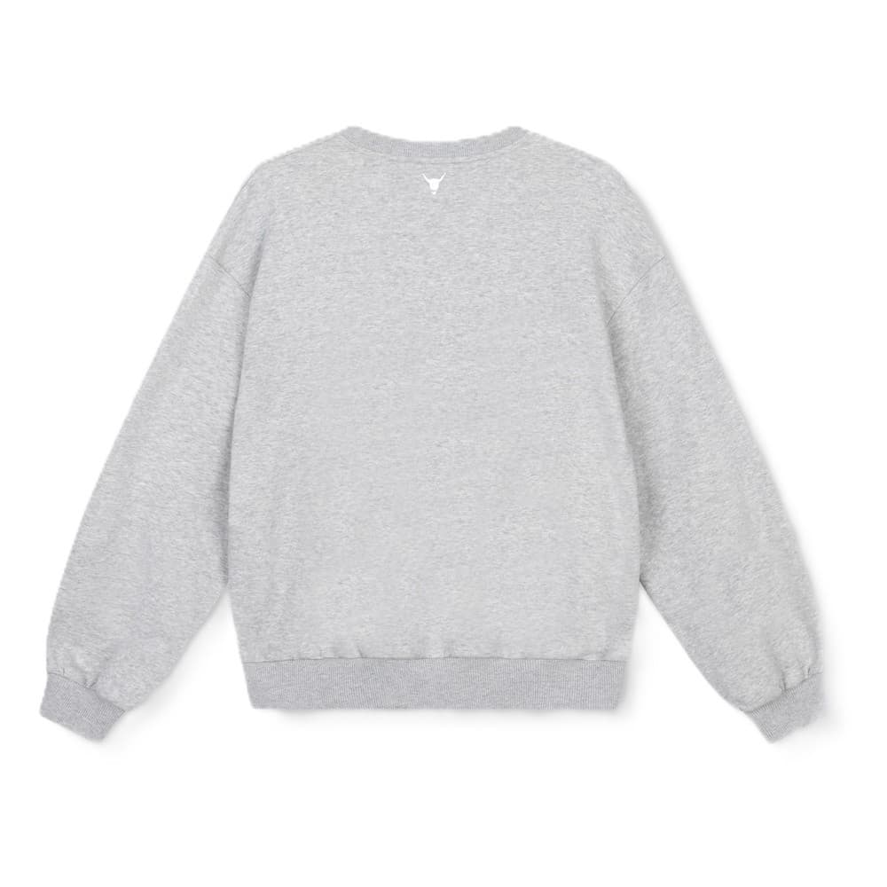 Ladies Knitted Foil Logo Sweater Grijs Ladies Knitted Foil Logo Sweater Grijs