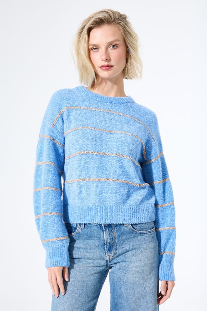 I50254 Ladies Pullover Blauw I50254 Ladies Pullover Blauw