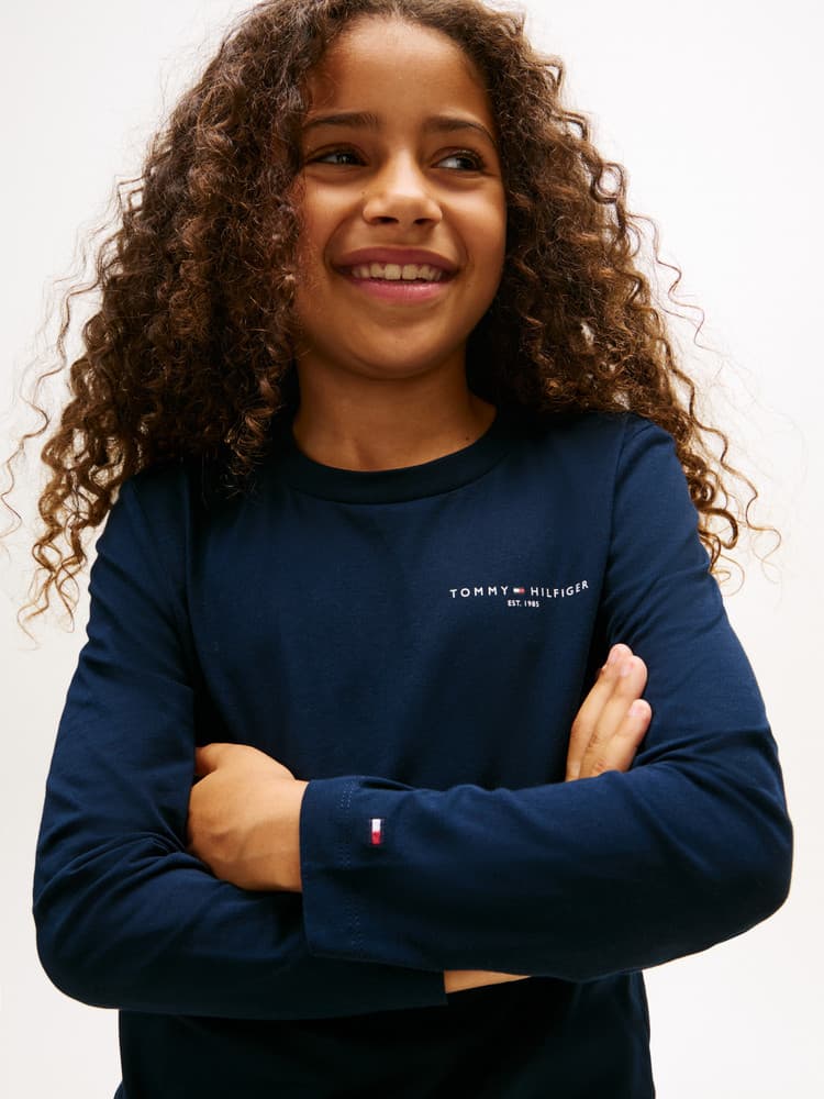 Mini Corp Logo Longsleeve Tee Donker Blauw Mini Corp Logo Longsleeve Tee Donker Blauw