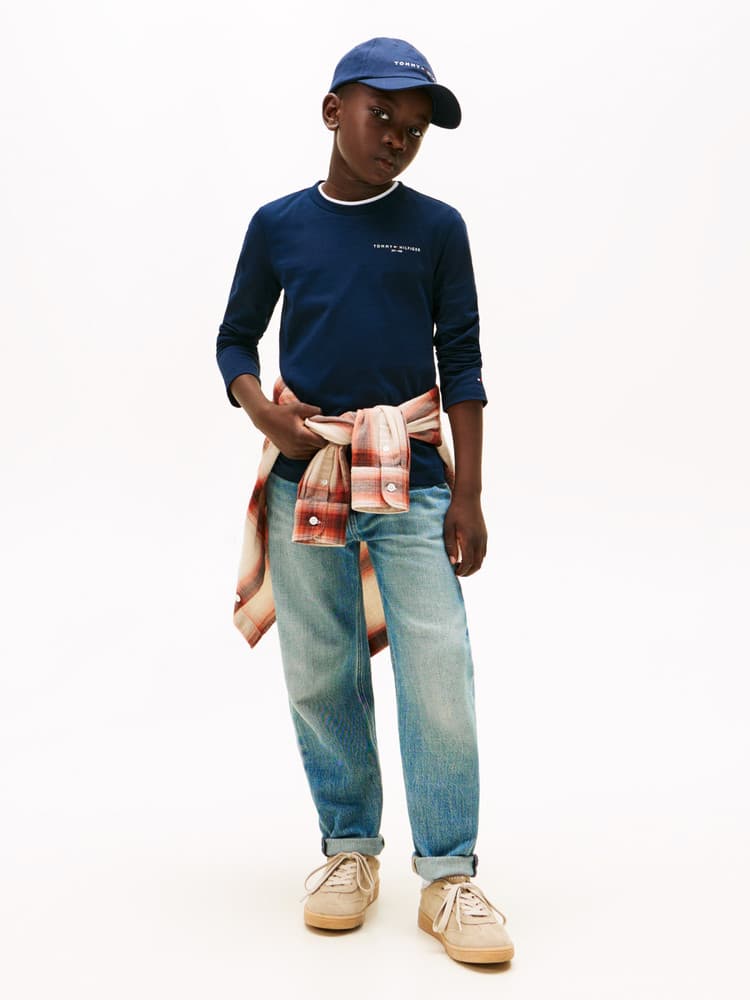 Mini Corp Logo Longsleeve Tee Donker Blauw Mini Corp Logo Longsleeve Tee Donker Blauw