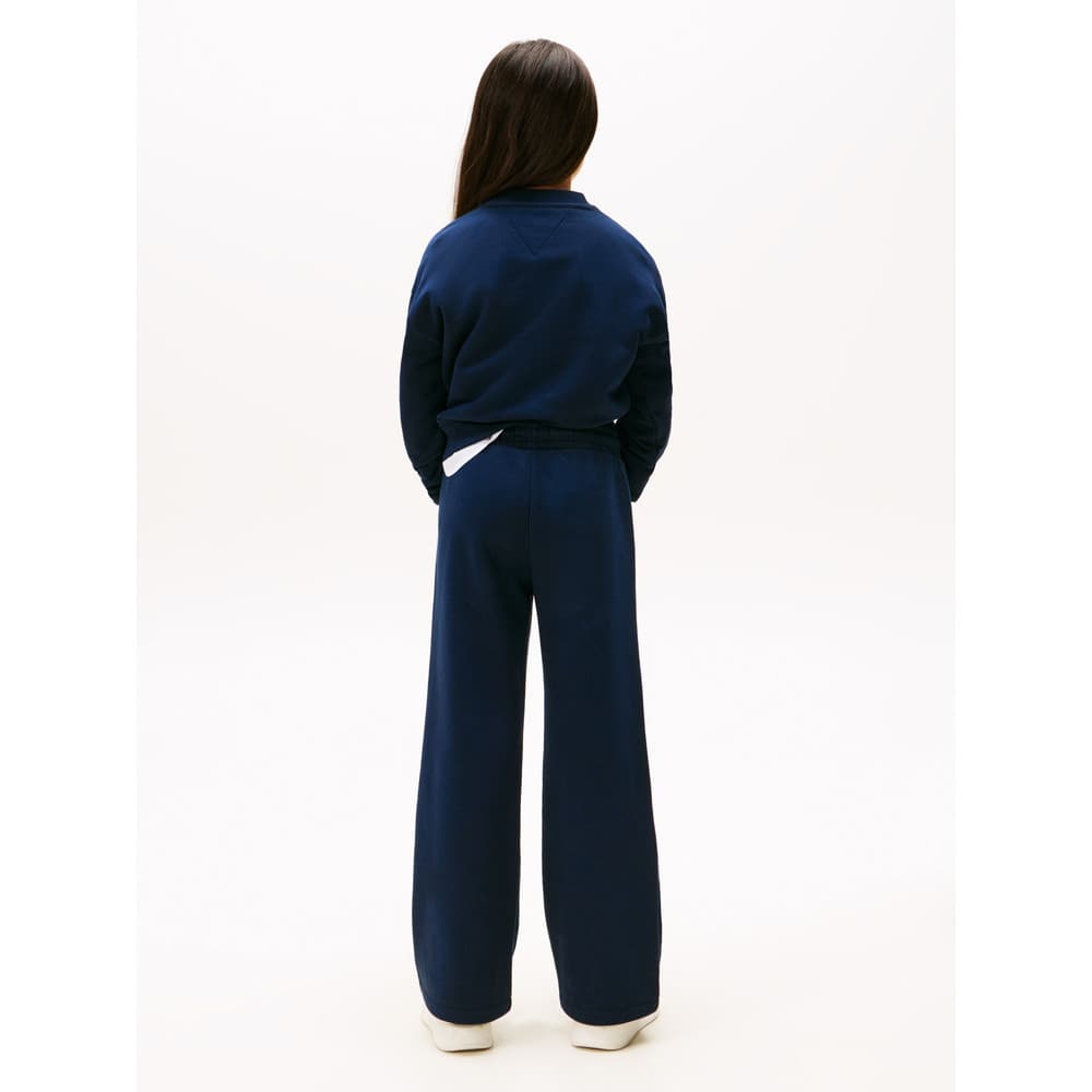 Tommy Varsity Flock Wide Leg Pants Donker Blauw Tommy Varsity Flock Wide Leg Pants Donker Blauw