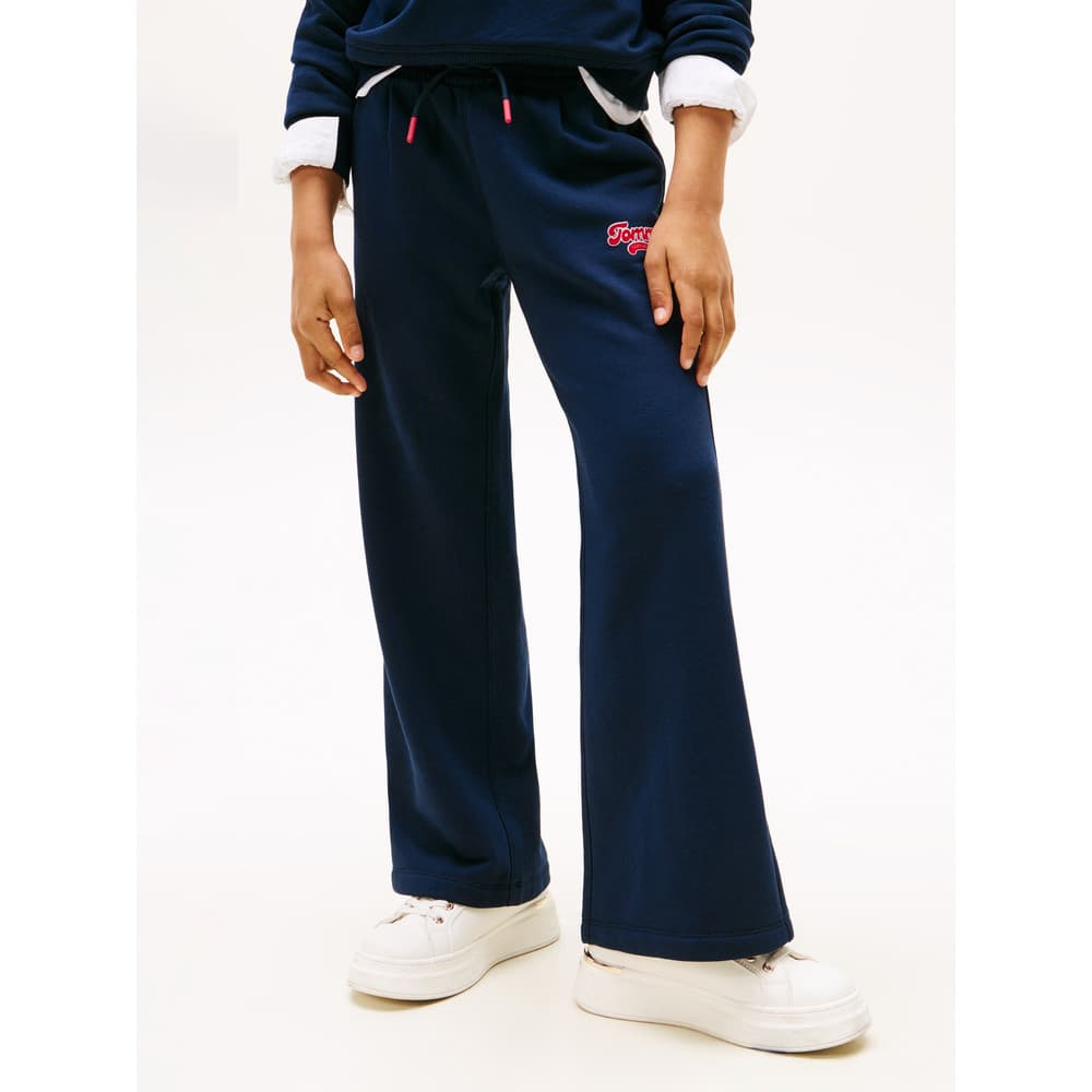 Tommy Varsity Flock Wide Leg Pants Donker Blauw Tommy Varsity Flock Wide Leg Pants Donker Blauw