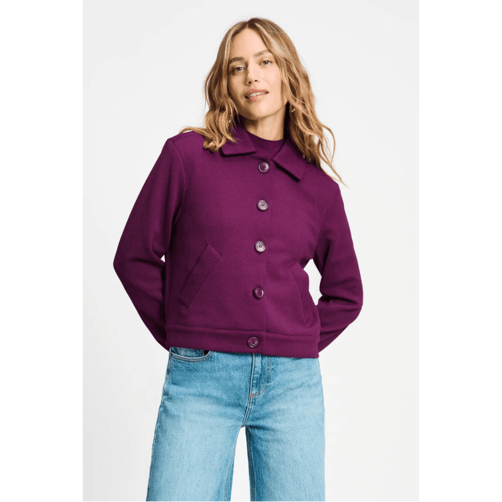 JACKET - Iris Plum Paars JACKET - Iris Plum Paars