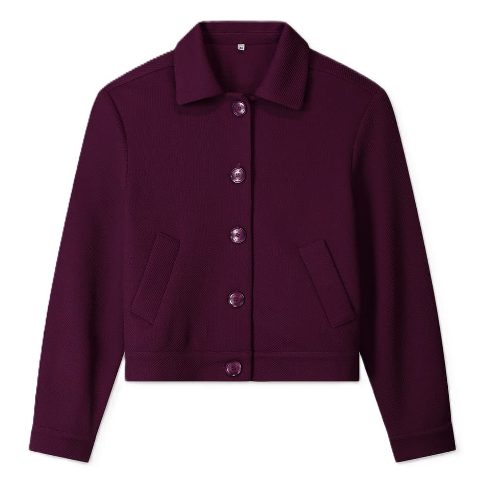 JACKET - Iris Plum Paars JACKET - Iris Plum Paars