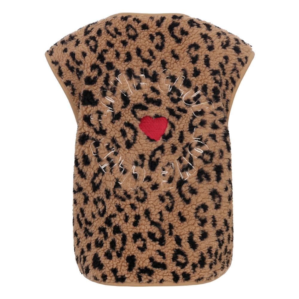 Little leopard gilet Bruin 1 Little leopard gilet Bruin 1