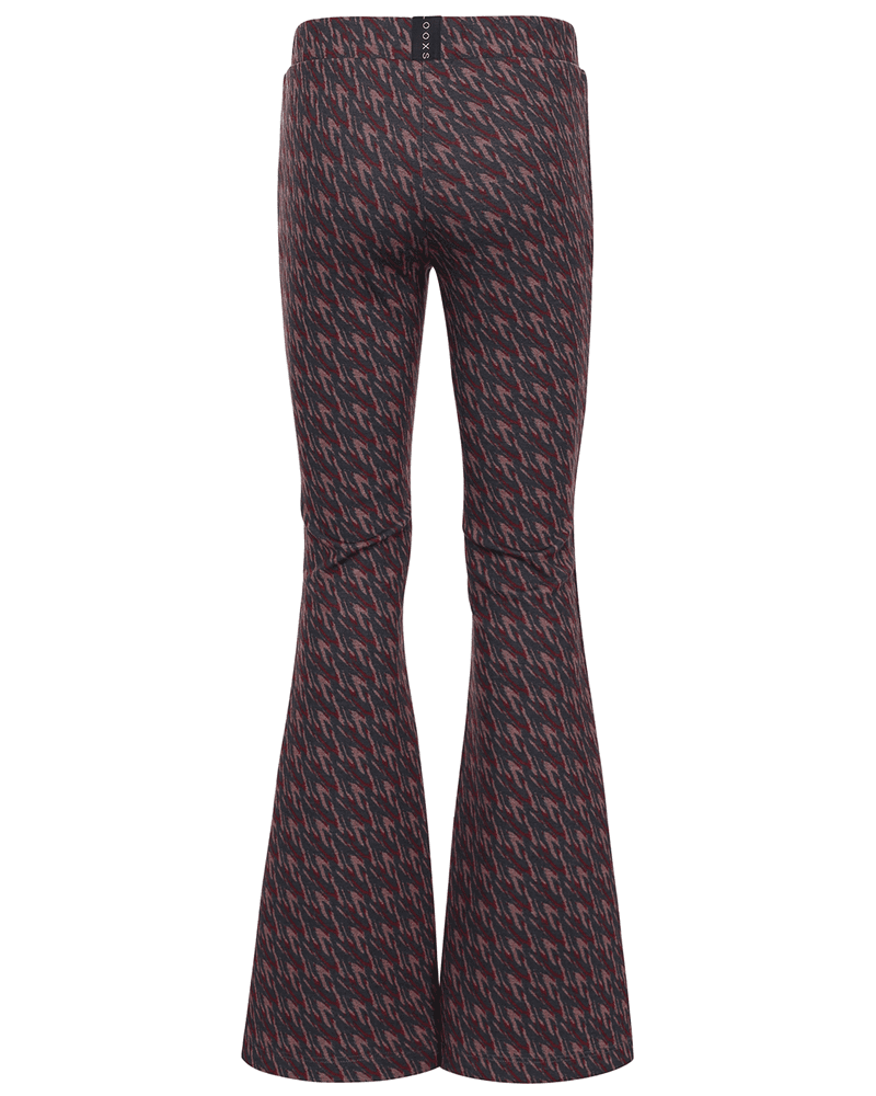 10Sixteen Printed Flare pants Rose Multi 10Sixteen Printed Flare pants Rose Multi