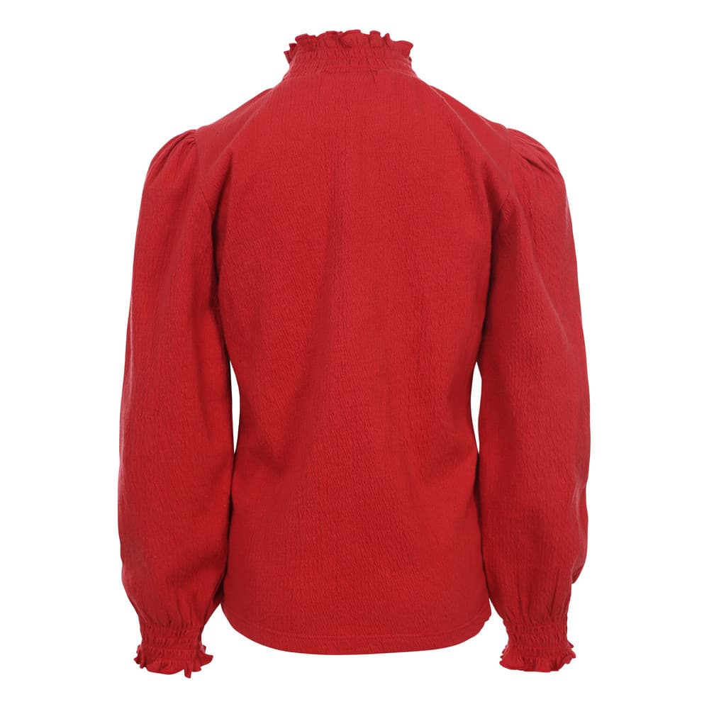 Little longsleeve t-shirt turtle Rood Little longsleeve t-shirt turtle Rood