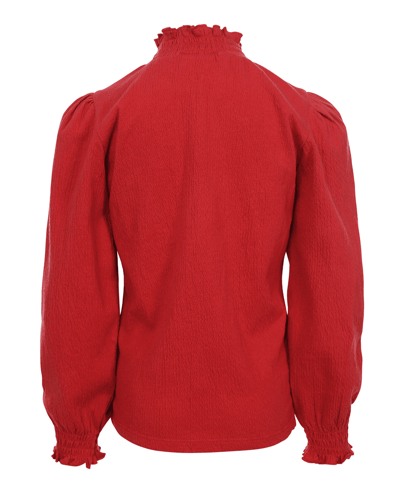 Little longsleeve t-shirt turtle Rood Little longsleeve t-shirt turtle Rood