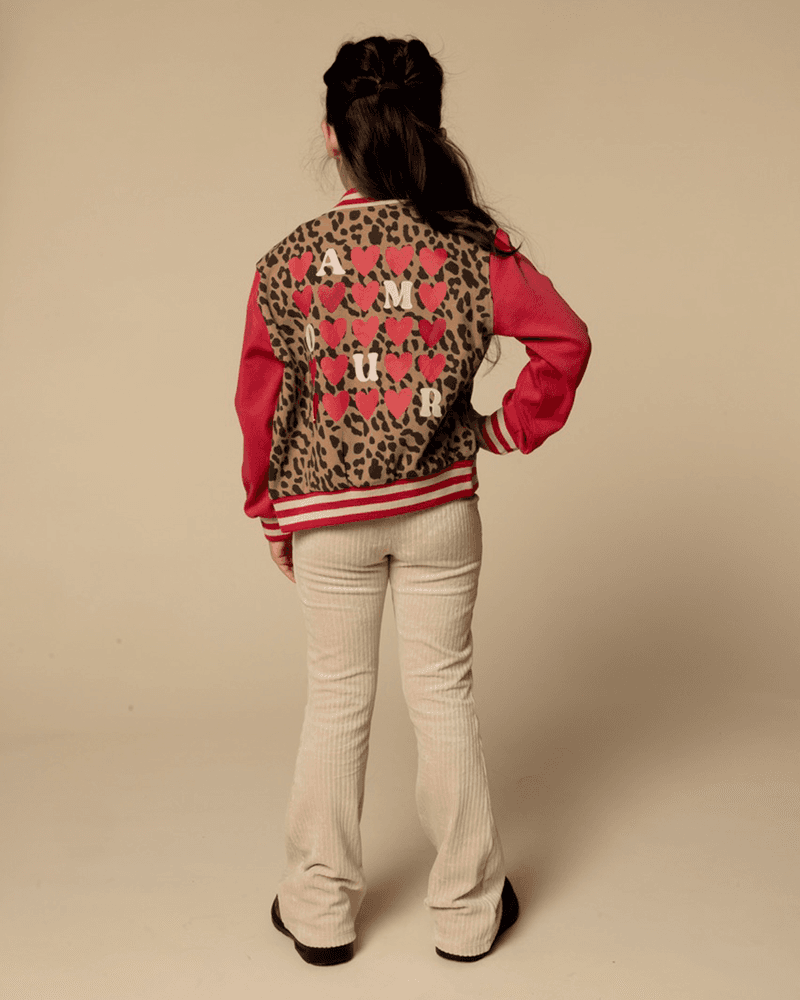 Little sweat baseball jacket leopard Bruin 1 Little sweat baseball jacket leopard Bruin 1