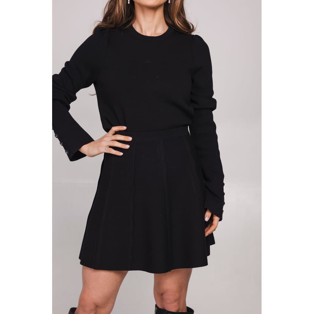 Penelope skirt Zwart 1 Penelope skirt Zwart 1