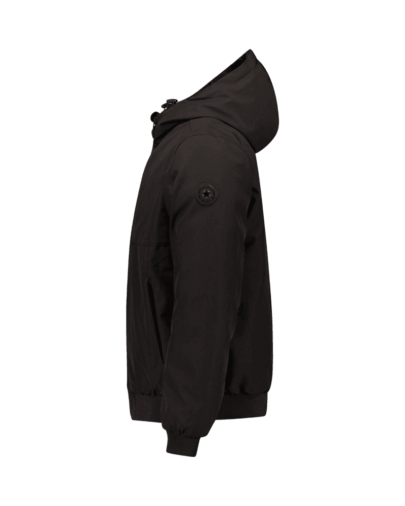 HOODED REVERSIBLE JACKET Zwart 1 HOODED REVERSIBLE JACKET Zwart 1