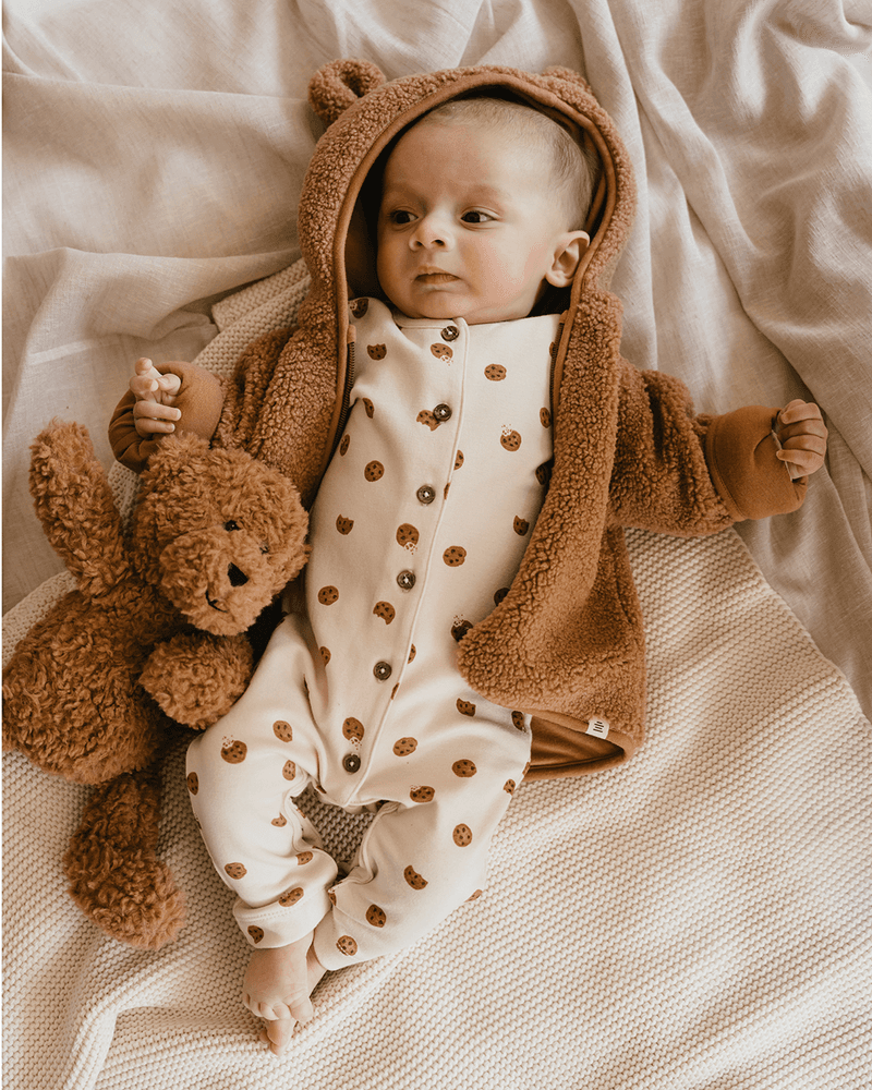 baby jacket teddy with ears cookie Bruin 1 baby jacket teddy with ears cookie Bruin 1