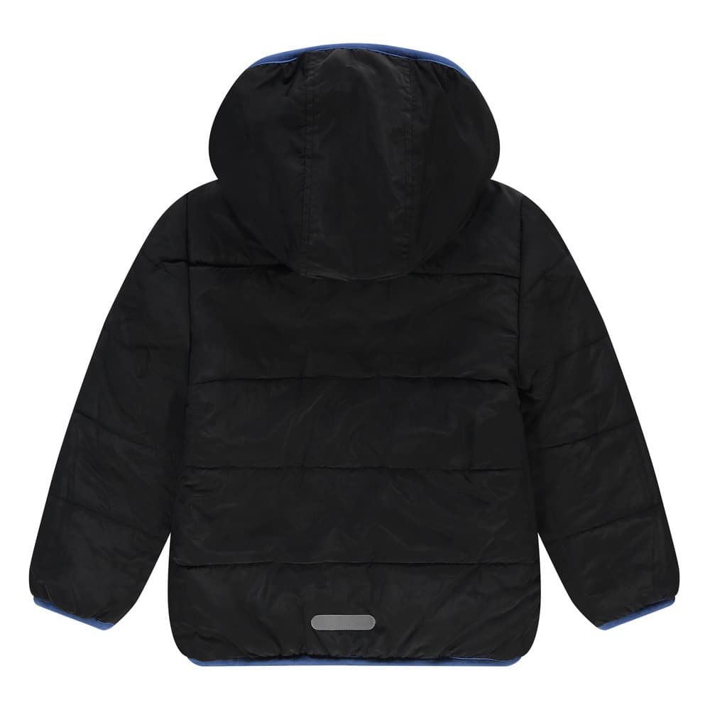 boys winter teddy jacket reversible navy-offwhite Donker Blauw boys winter teddy jacket reversible navy-offwhite Donker Blauw