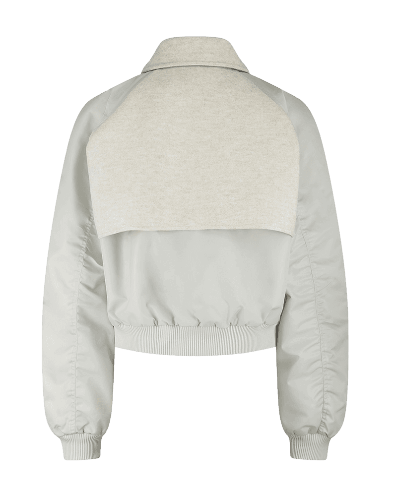 Jett Bomber Jacket Off White Jett Bomber Jacket Off White