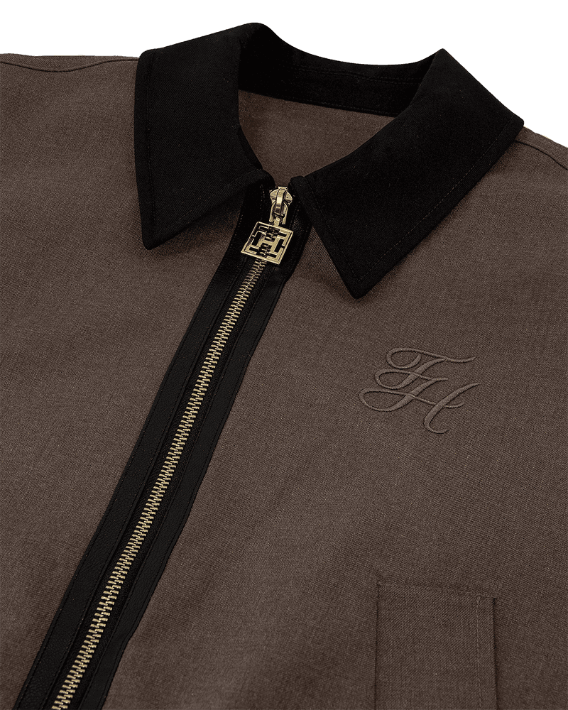 Jaz Bomber Jacket Bruin 1 Jaz Bomber Jacket Bruin 1