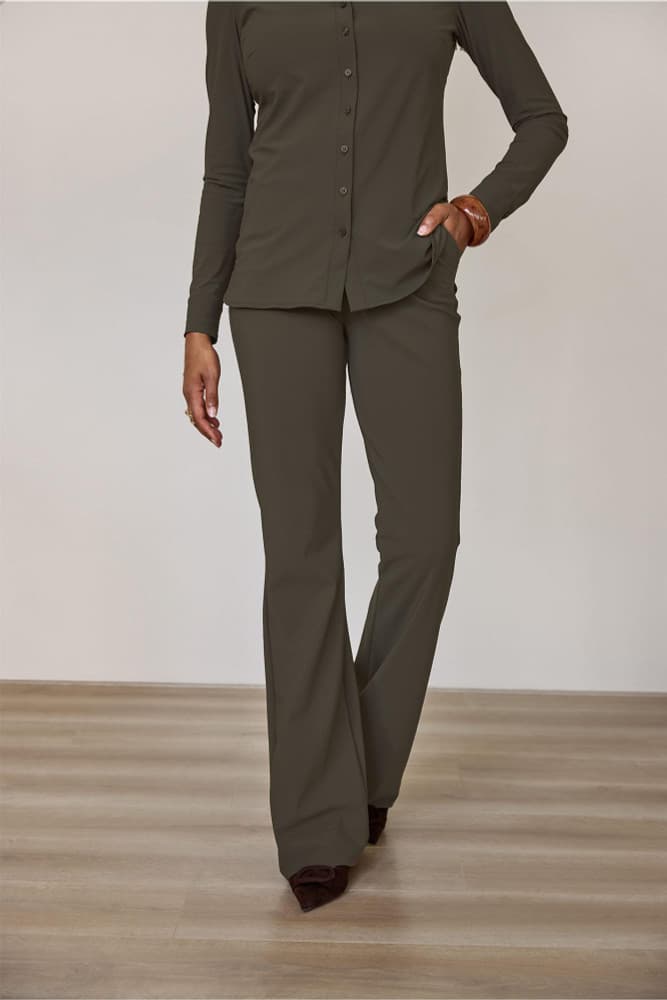 Flair bonded trousers Groen Flair bonded trousers Groen