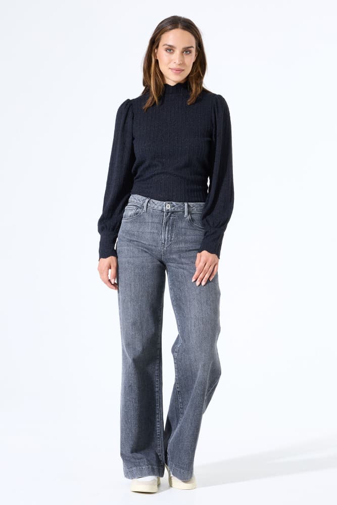 J50014 Ladies T-shirt Zwart 1 J50014 Ladies T-shirt Zwart 1