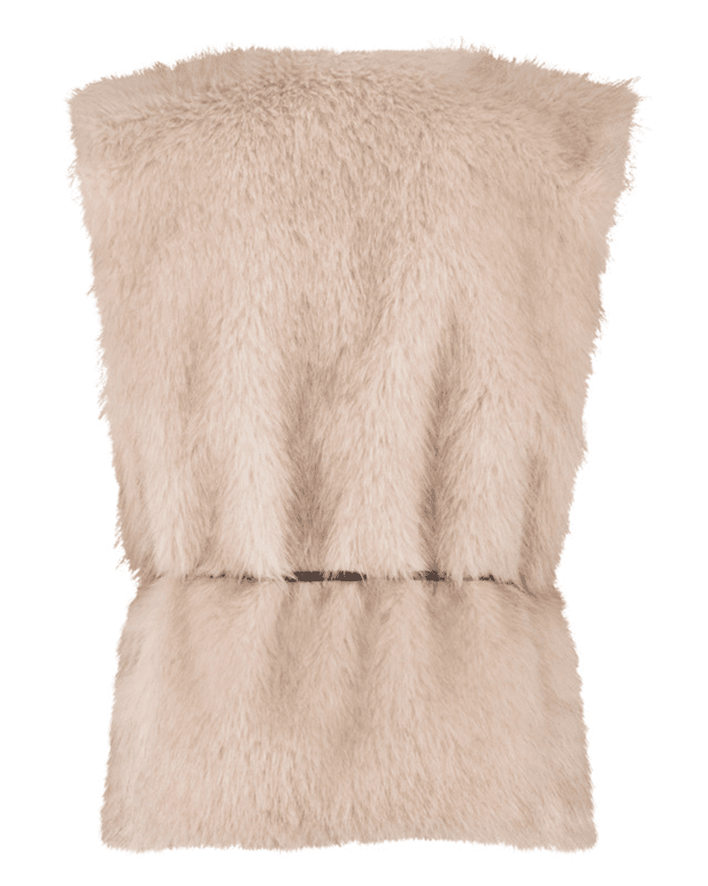 Ivana fur waistcoat Ecru Ivana fur waistcoat Ecru