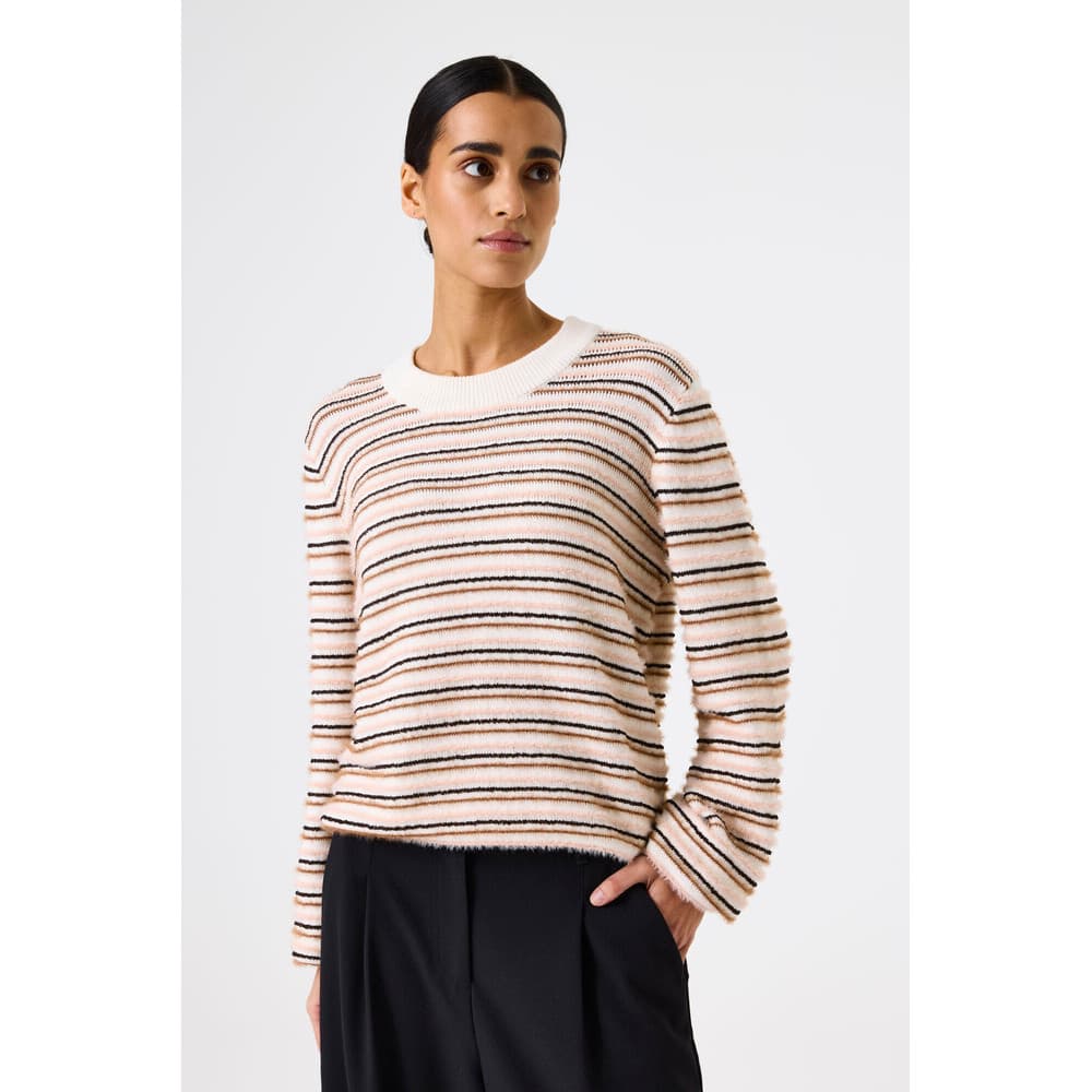 J50040 Ladies Pullover Off White J50040 Ladies Pullover Off White