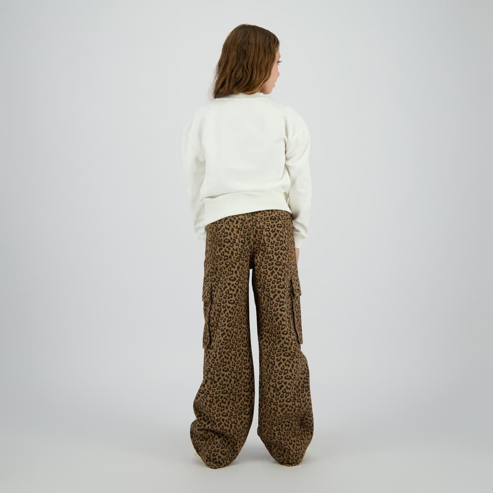 Cassie Cargo Leopard Extra Wide Leg Bruin 1 Cassie Cargo Leopard Extra Wide Leg Bruin 1