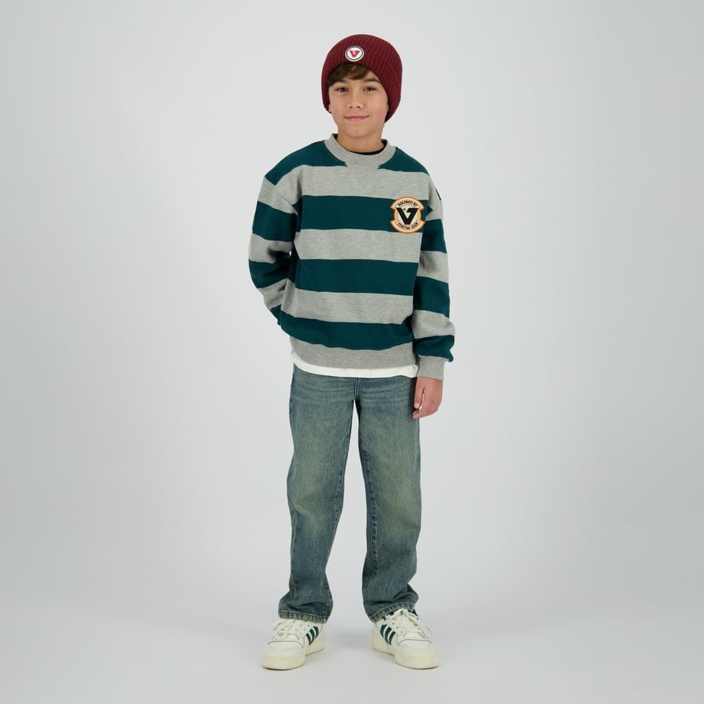Nikos Sweater Striped Groen Nikos Sweater Striped Groen