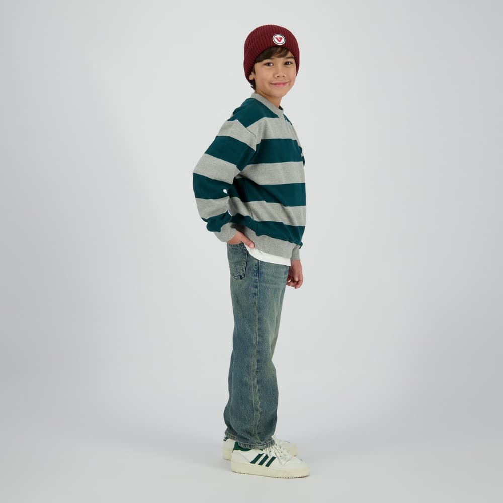 Nikos Sweater Striped Groen Nikos Sweater Striped Groen