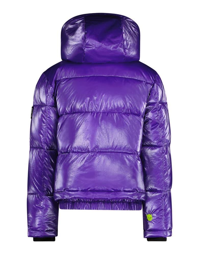 SPICY Girls metallic hooded ski jacket Paars SPICY Girls metallic hooded ski jacket Paars