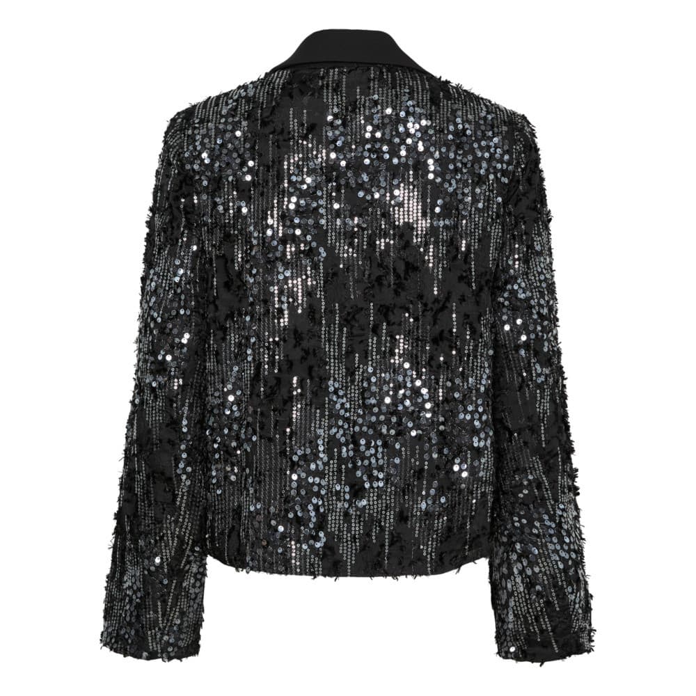 YASSITIRA LS SEQUIN BLAZER Zwart 1 YASSITIRA LS SEQUIN BLAZER Zwart 1
