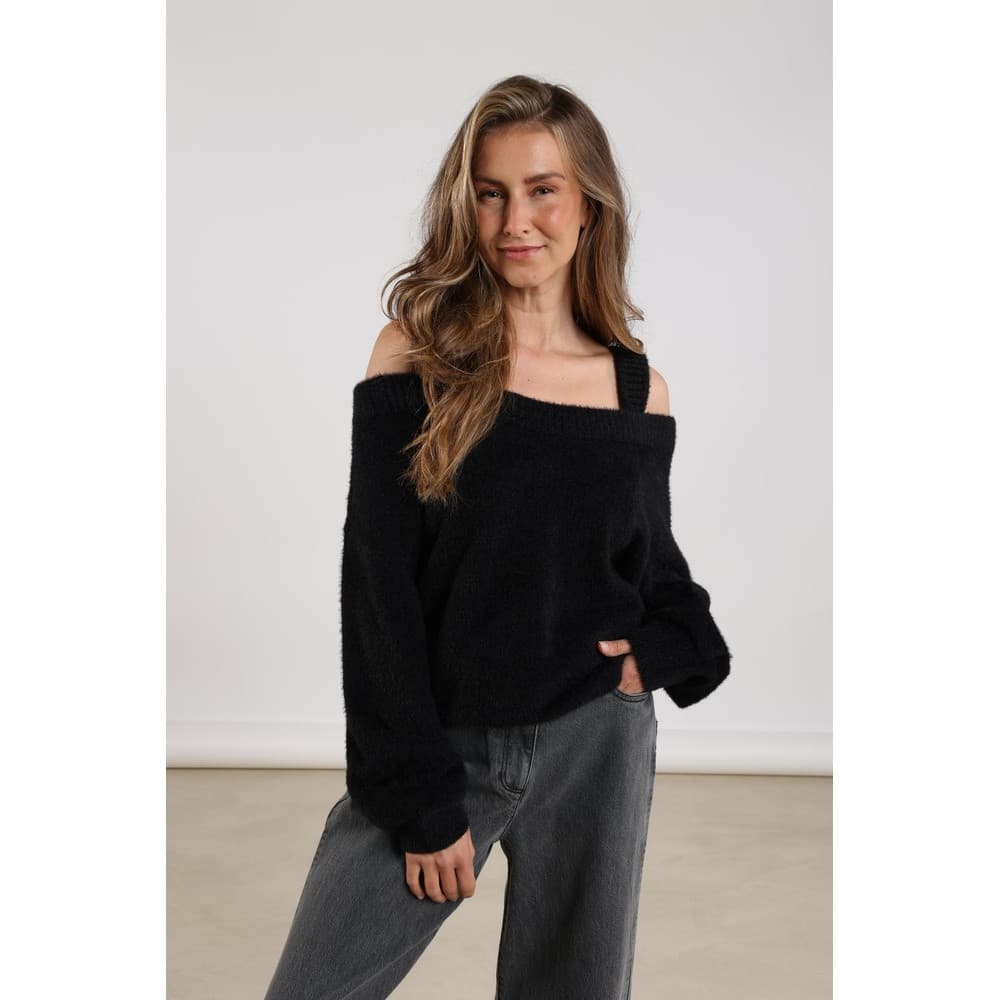 Praag Pullover Lurex Zwart 1 Praag Pullover Lurex Zwart 1