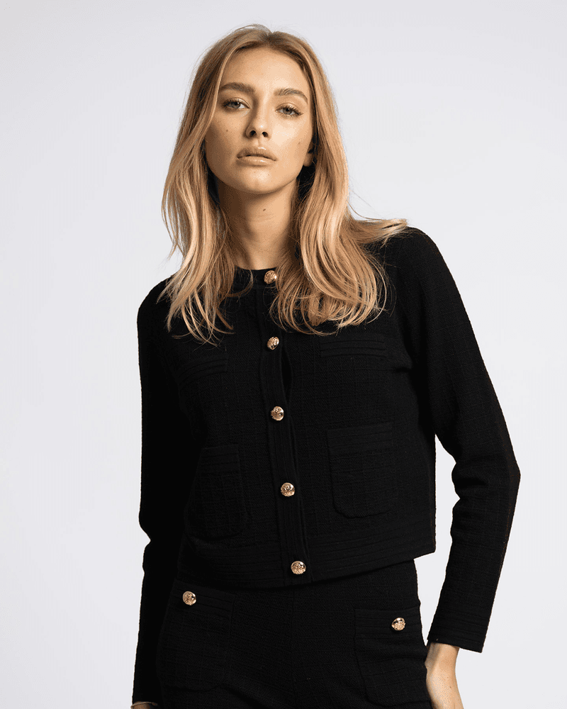 Limeira Cardigan Zwart 1 Limeira Cardigan Zwart 1