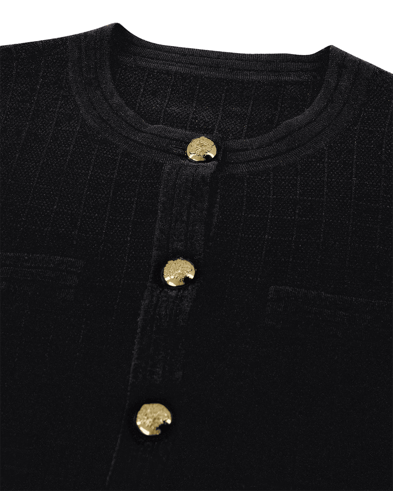 Limeira Cardigan Zwart 1 Limeira Cardigan Zwart 1