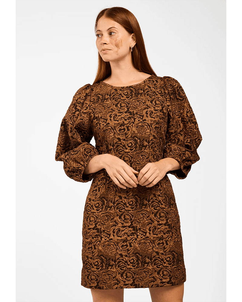 NICOLETTE PES 547 Jurk Goud NICOLETTE PES 547 Jurk Goud