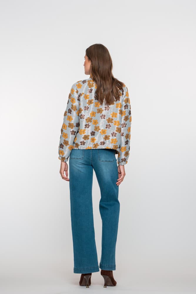 Jeans Met Wijde Flared Pijp Blauw Jeans Met Wijde Flared Pijp Blauw