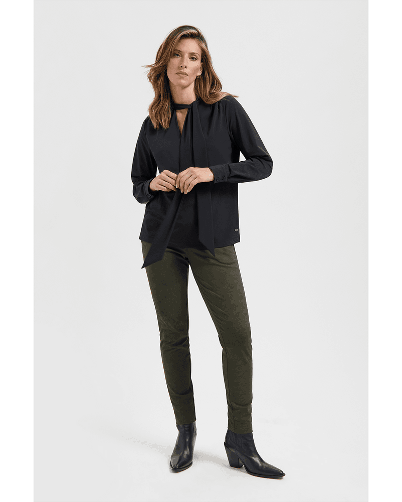 Phoebe Brushed Pants Groen Phoebe Brushed Pants Groen